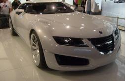 White Saab concept car at auto show Miami.jpg