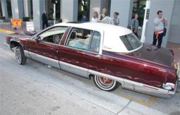 picture of dark red lowrider car.jpg