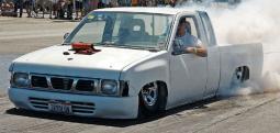 2003 Dodge Dakota lowride race car in white.jpg