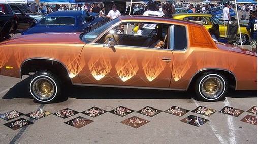 Dark orange lowrider Fest 2008 picture.jpg
