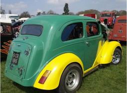 Ford custom car in bright yellow and green.jpg