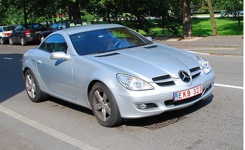 Photos of silver Mercedes Benz sport car.jpg