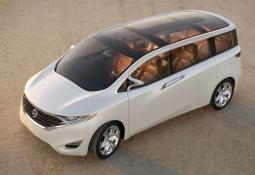 Nissan van with a very cool style in creamy white looking so cool.JPG