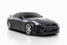 Picture of cool 2009 Ventross Nissan GT-R car in black.JPG