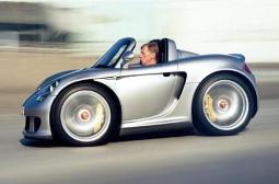 Picture of the smallest sport car in silver.JPG