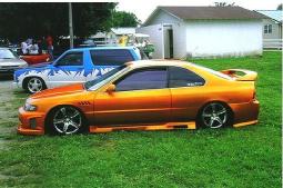Orange Honda Civic At Slammin and Jammin Car Show.jpg
