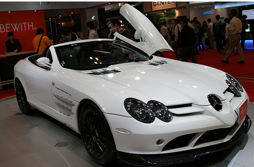 Mercedes sport car in white image.PNG