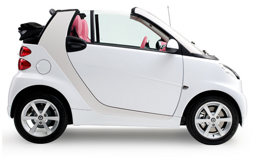 White smart car in convertable.PNG
