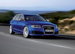 2009 Audi RS6 Avant car in dark blue color.PNG