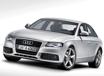 Silver 2009 Audi A4 four doors car.PNG