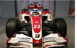 Autosport International F1 Race Car 2008 in  red and white.jpg