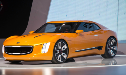 Kia Rio GT sport car in yellow.PNG