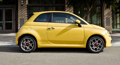 Yellow 2012 Fiat 500 cars.PNG