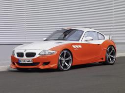 BMW race car in orange and white.jpg